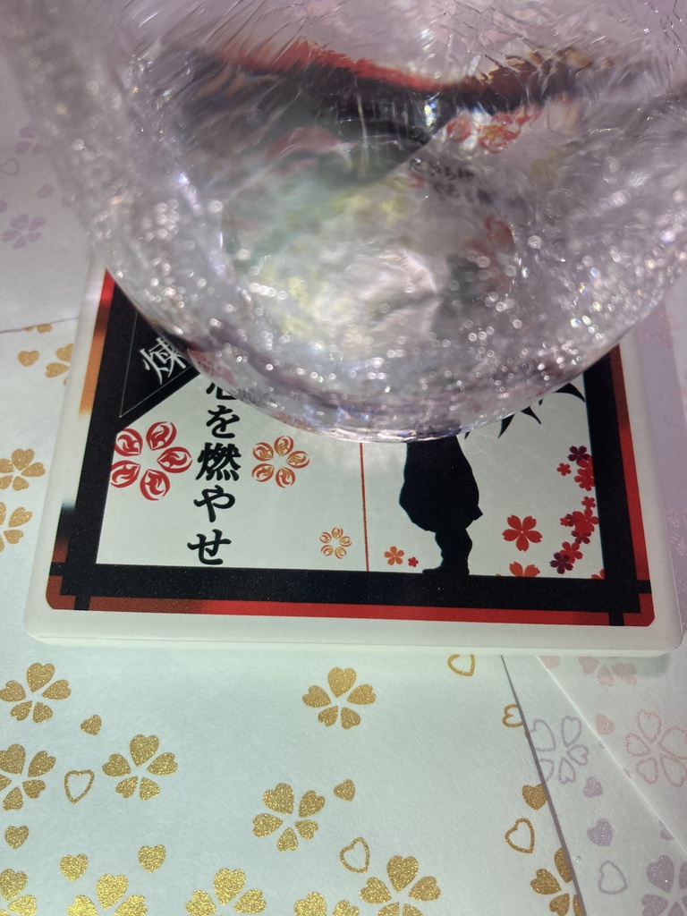 煉獄さんイメージコースター(白)