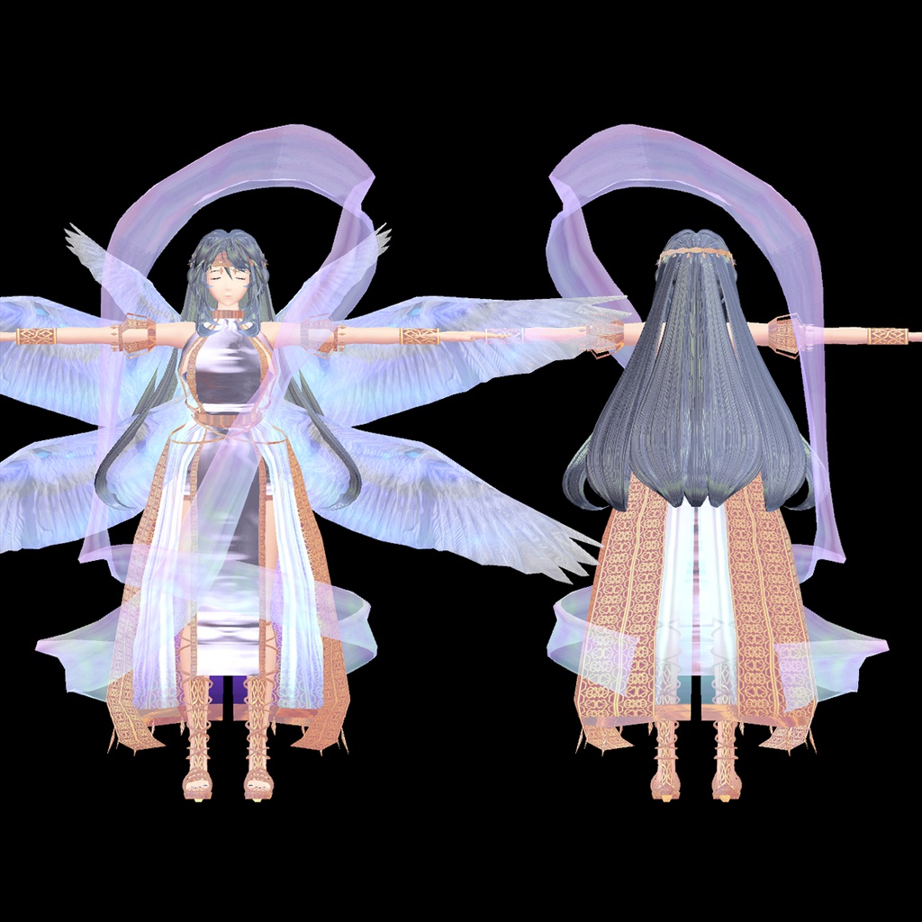 オリジナル3Dモデル『天文の女神ベール』