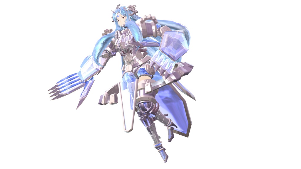 オリジナル3Dモデル『時空の女神リザ』