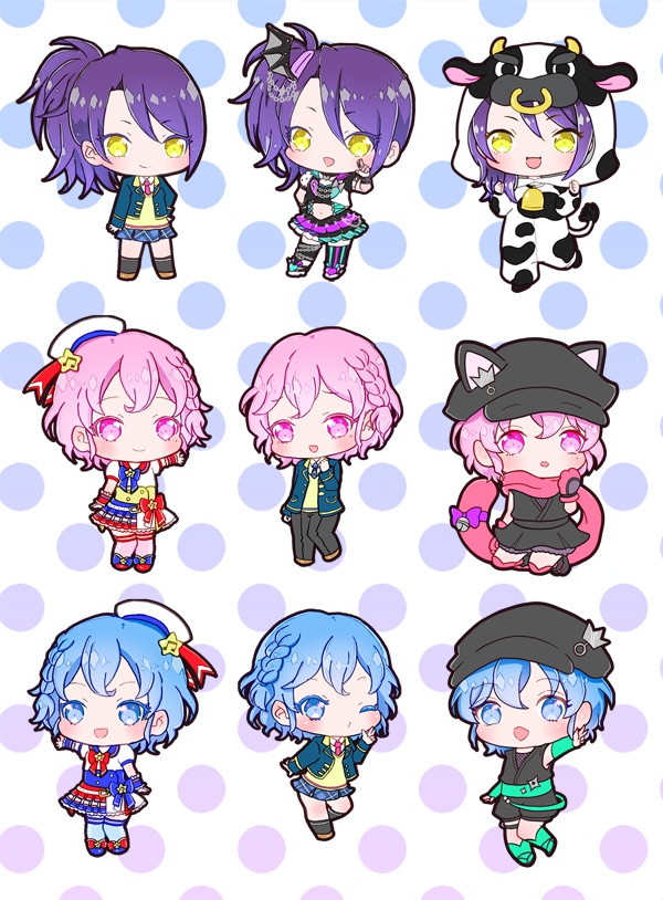 ストラップ&シールset(ドレシ)