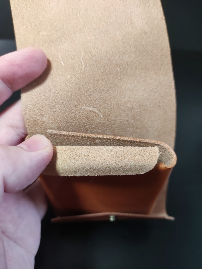 【型紙】縫わない財布 idea wallet|革1枚・縫製なしのミニ財布(A4実寸PDF+3D組み立てガイド)