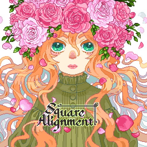 【pixel art park8】Square Alignment