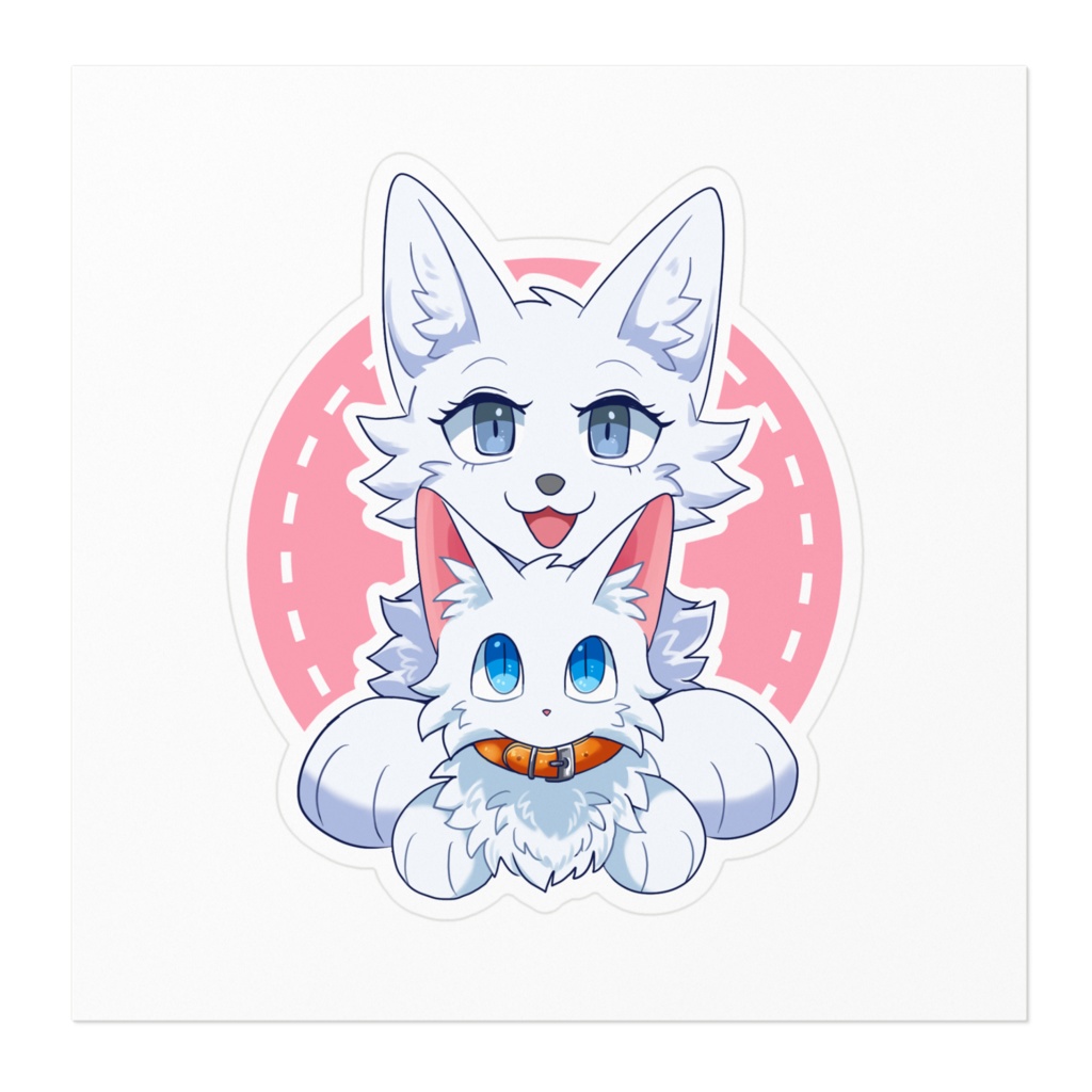 コラボステッカー WHITE