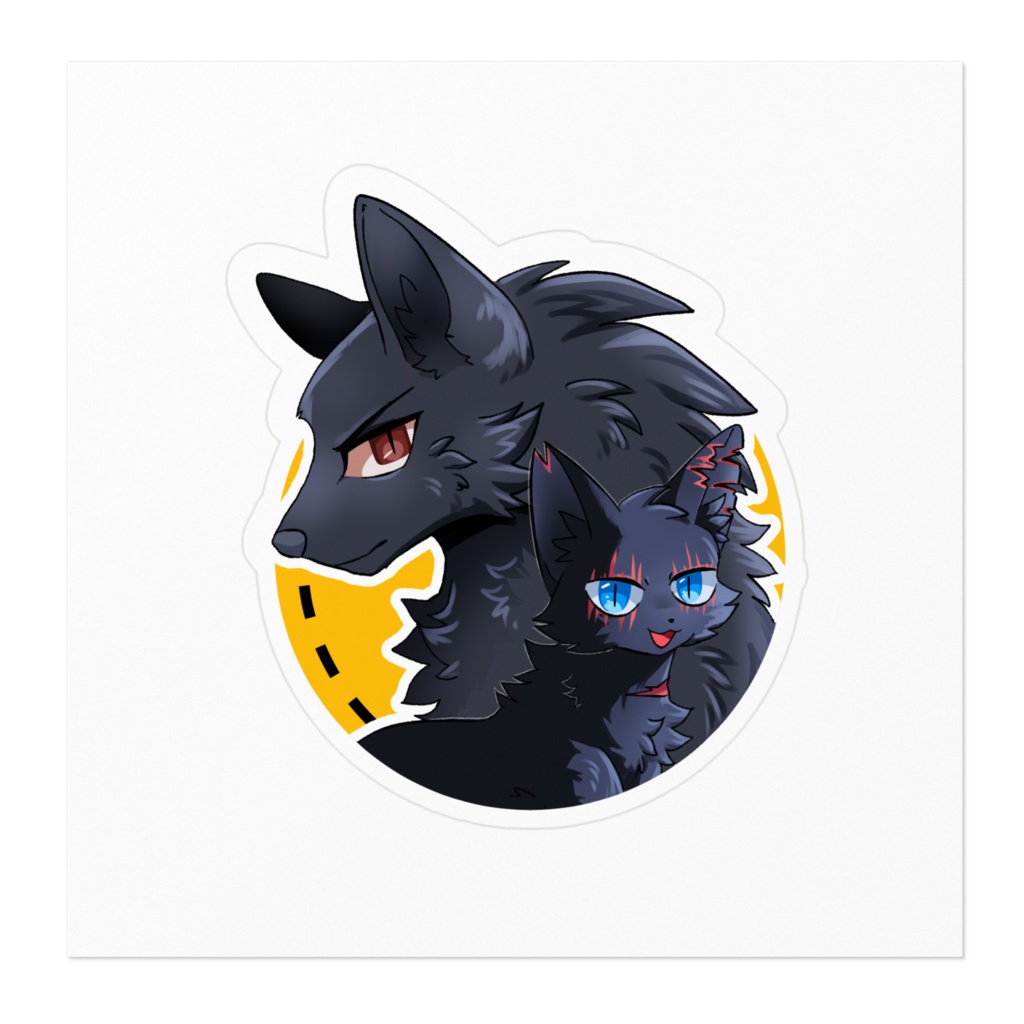 コラボステッカー BLACK