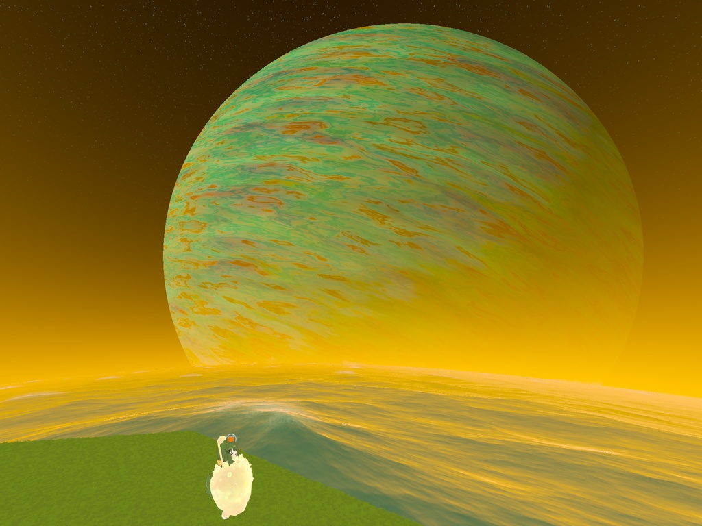 動く海と空シェーダー