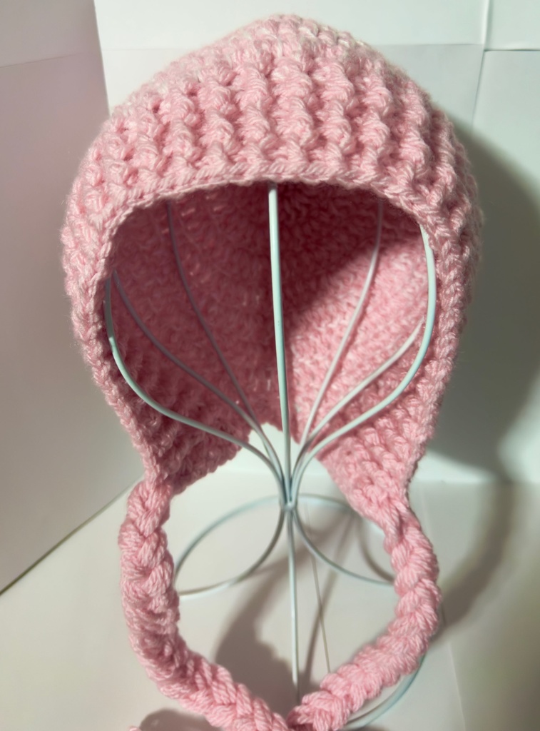 ピーチミルク 耳まで覆うニット帽