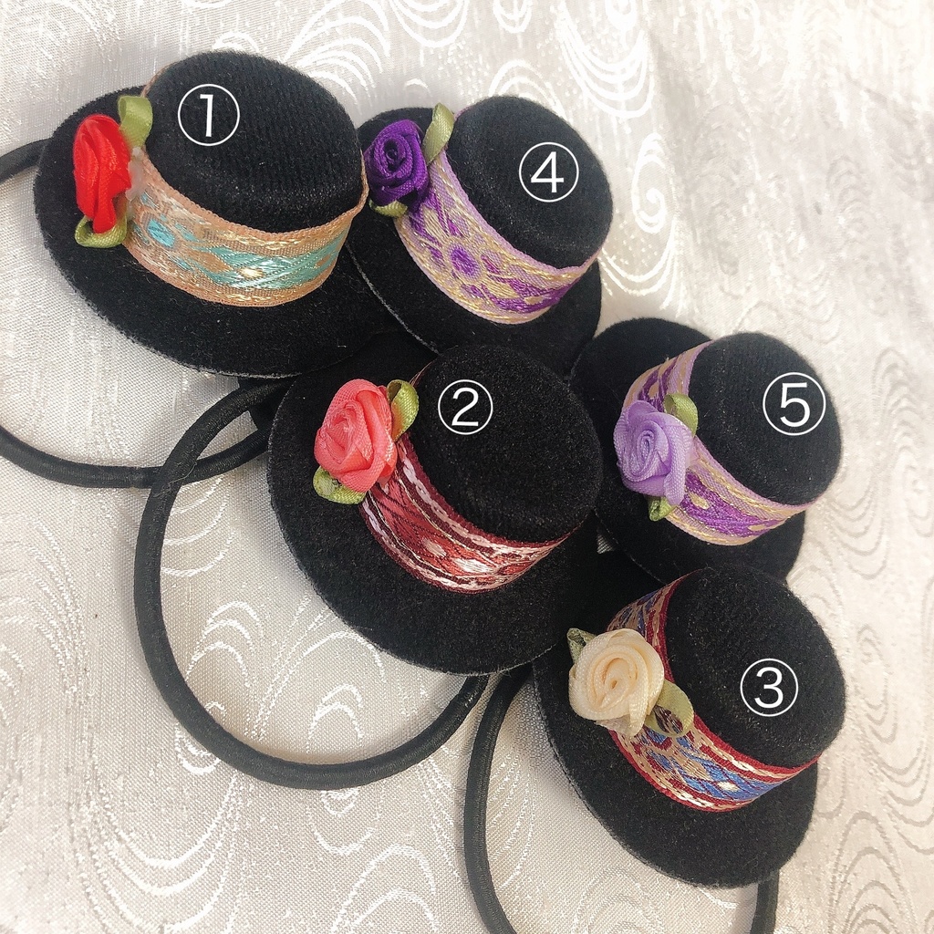 10cmぬい用ハット(黒色)