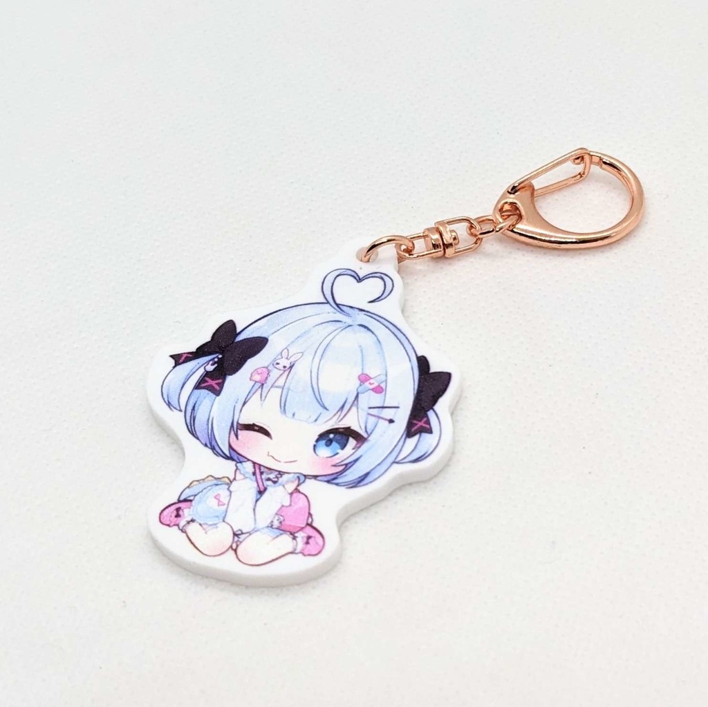 桃田もも新モデル&新衣装記念グッズ 双子ちゃんアクリルキーホルダー