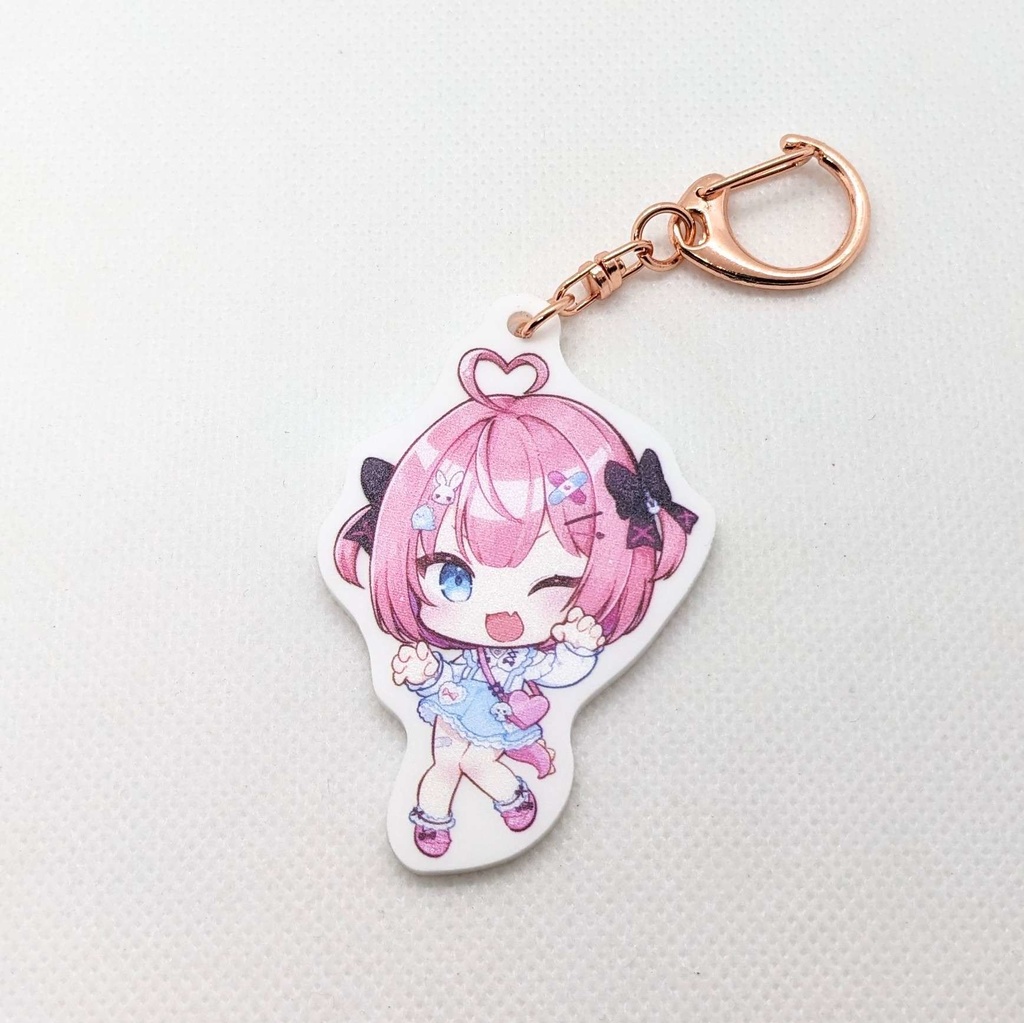 桃田もも新モデル&新衣装記念グッズ 双子ちゃんアクリルキーホルダー