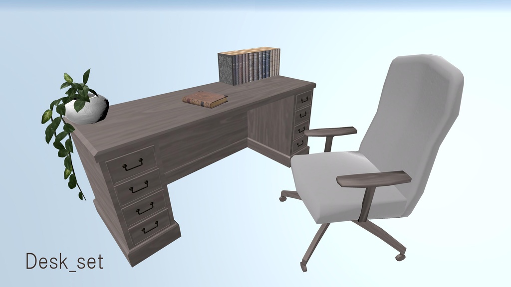 【VRChat】Desk_set_01