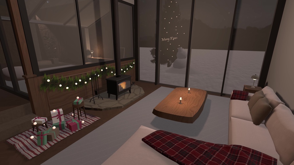【VRChat】House_02 -Christmas Ver