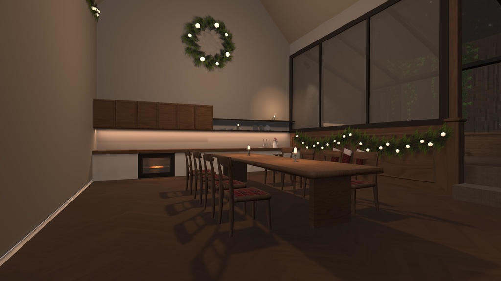 【VRChat】House_02 -Christmas Ver
