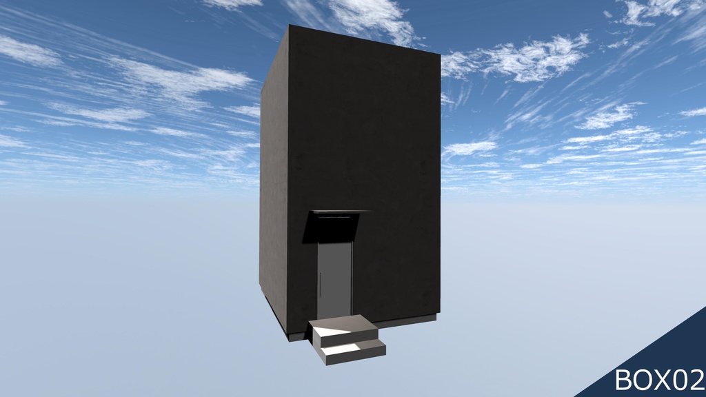 【VRChat】①BOX01・FREE / ②BOX02