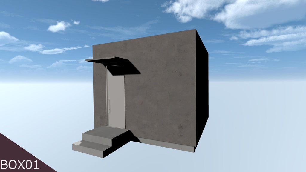 【VRChat】①BOX01・FREE / ②BOX02