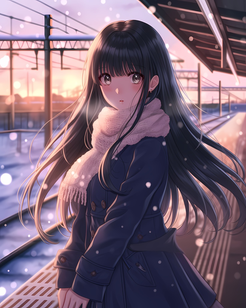  冬 – 駅での想い