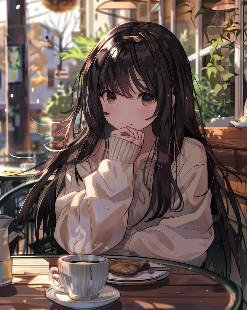 カフェでの穏やかな時間