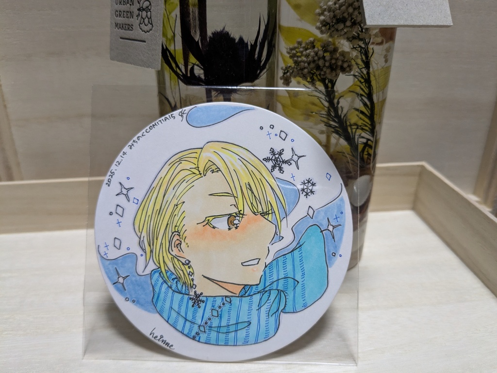 原画コースター(雪)