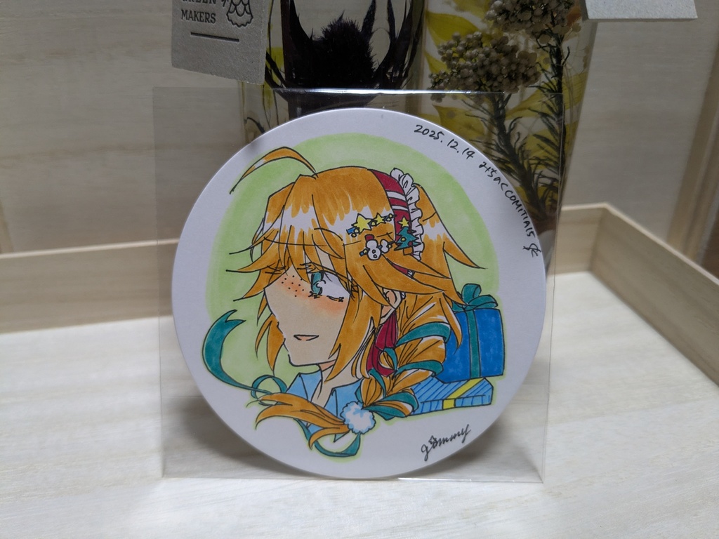 原画コースター(クリスマス)