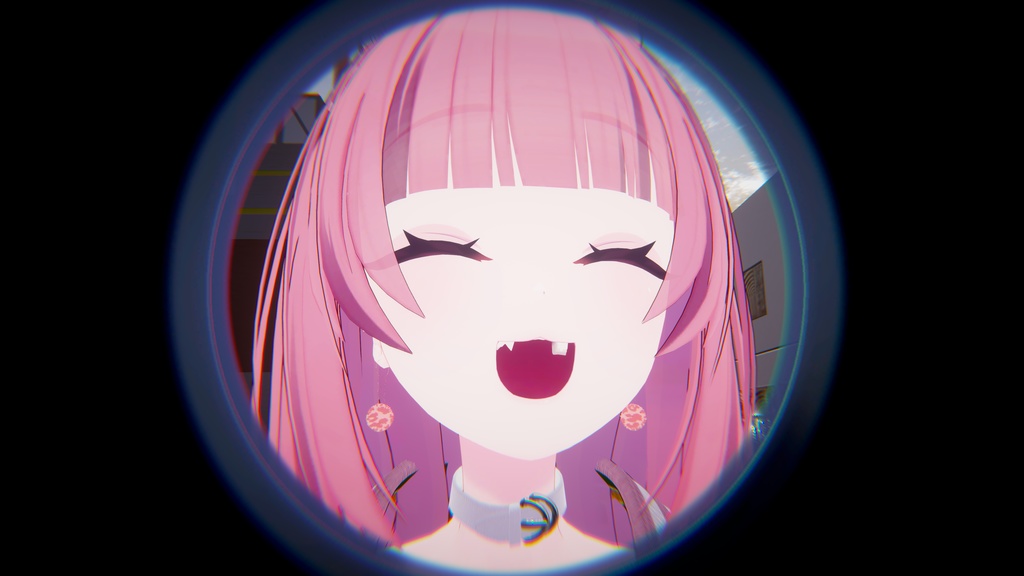 モフモフボールイヤリング