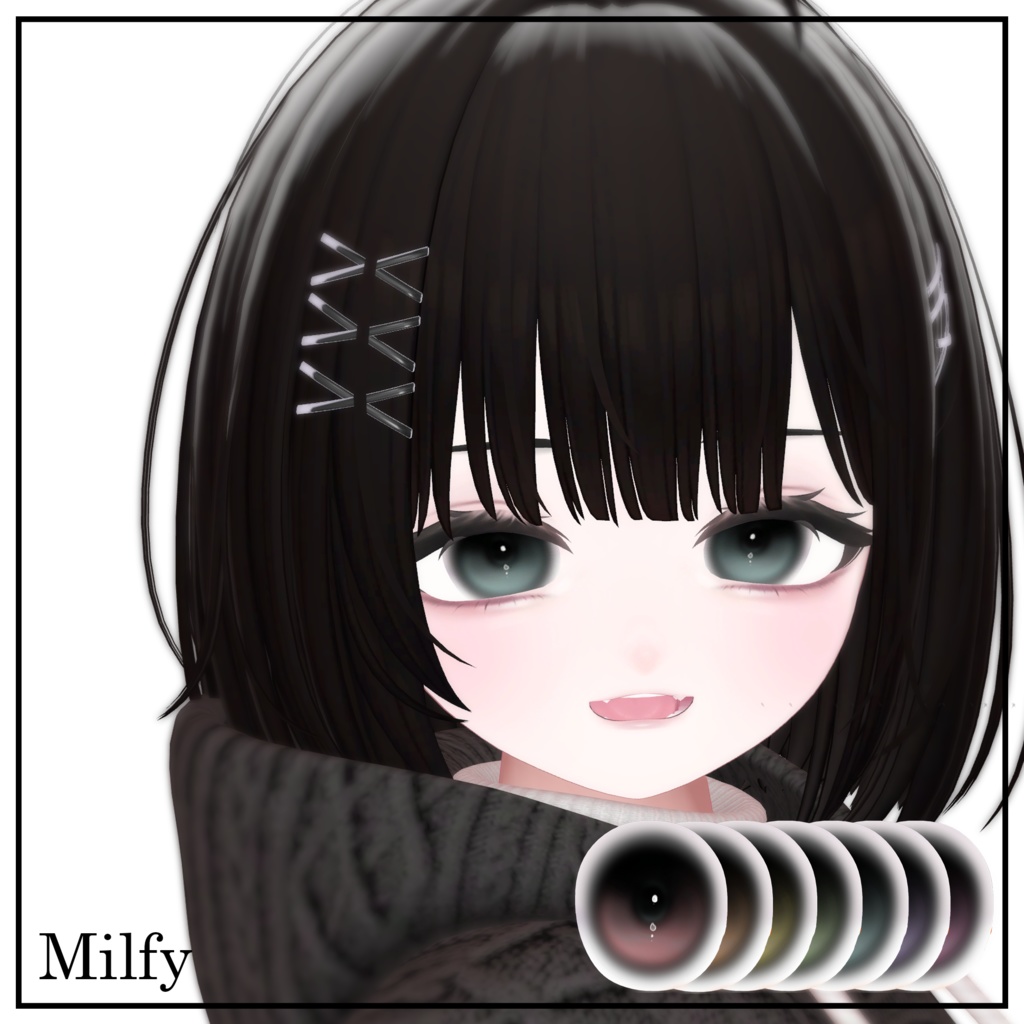 milfy fog make up + eye texture + BlendShapes set