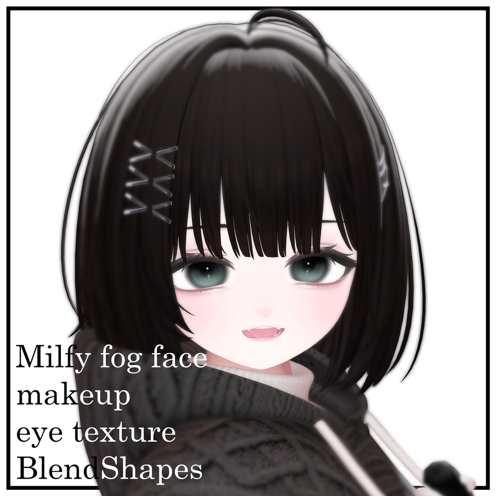 milfy fog make up + eye texture + BlendShapes set