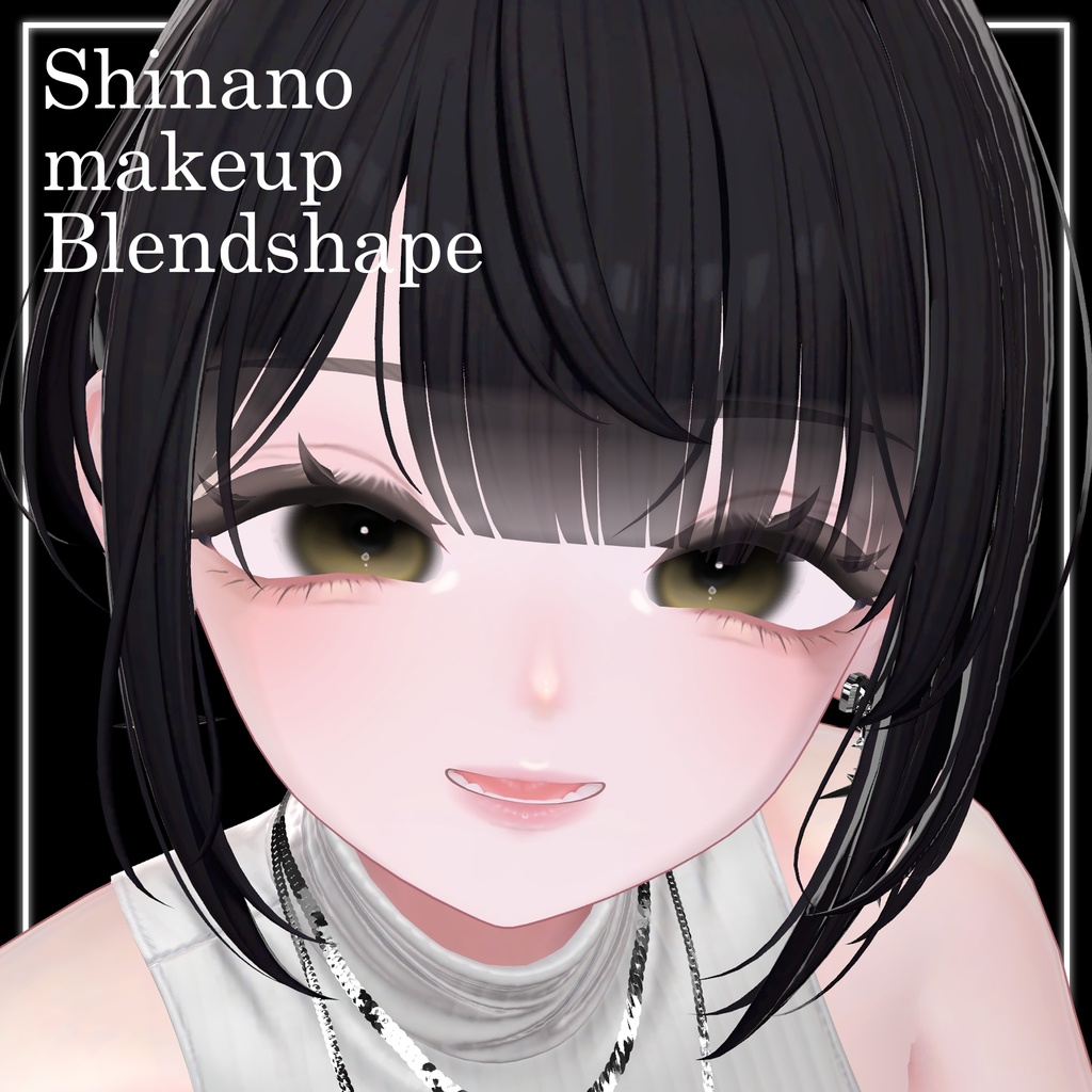 shinano clean makeup + eye texture + BlendShapes + shadow mask set