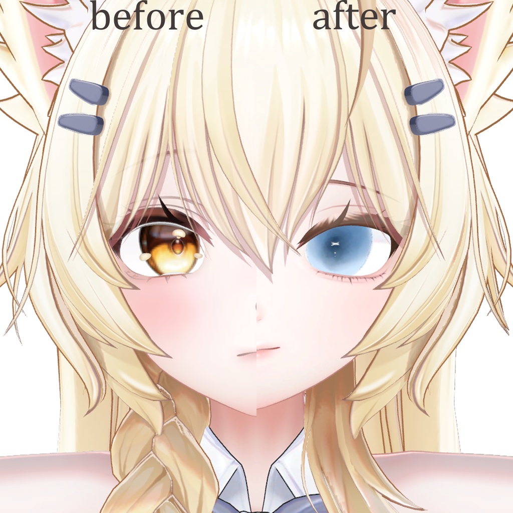 mayo lake makeup + Blendshape + lake eye texture 9colors