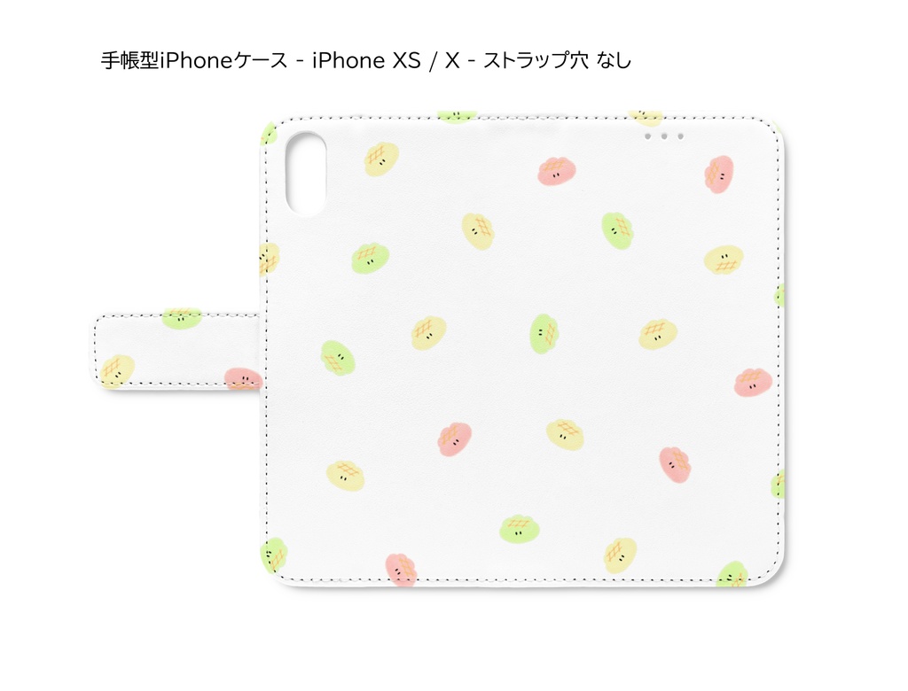 めりんぱん総柄iPhoneケース