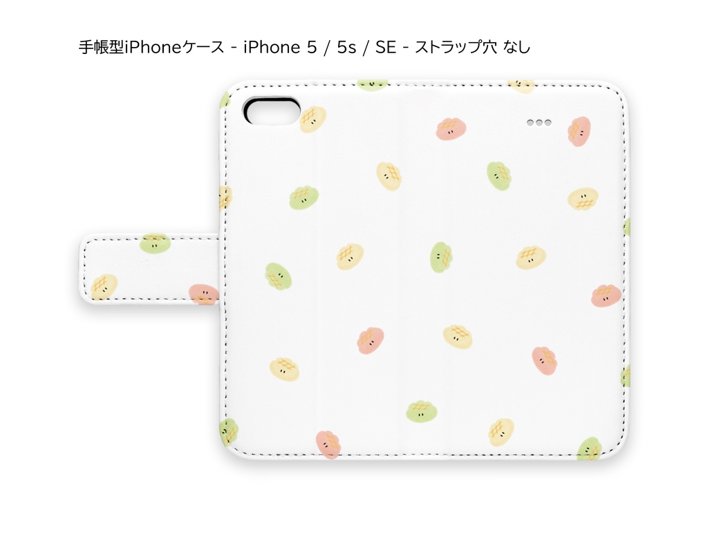 めりんぱん総柄iPhoneケース