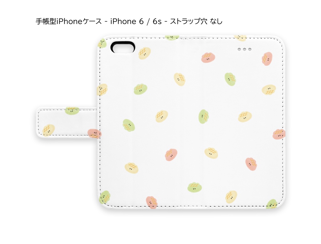 めりんぱん総柄iPhoneケース