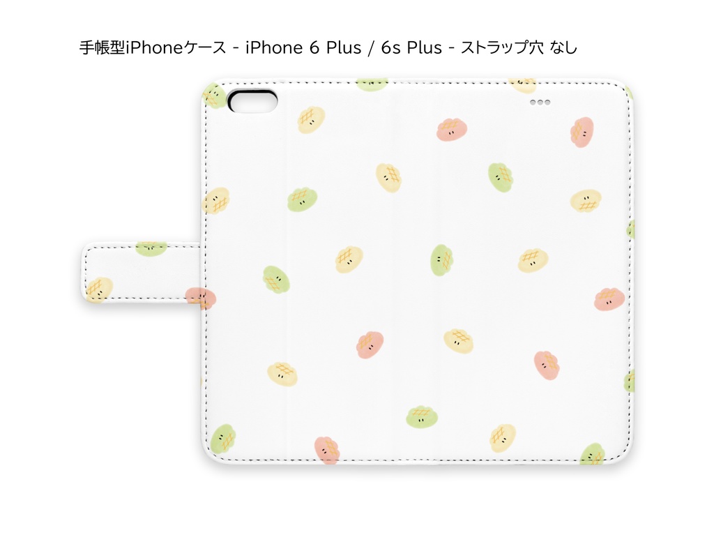 めりんぱん総柄iPhoneケース