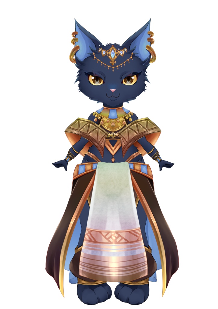 【Live2d汎用モデル】バステト【ケモモデル】