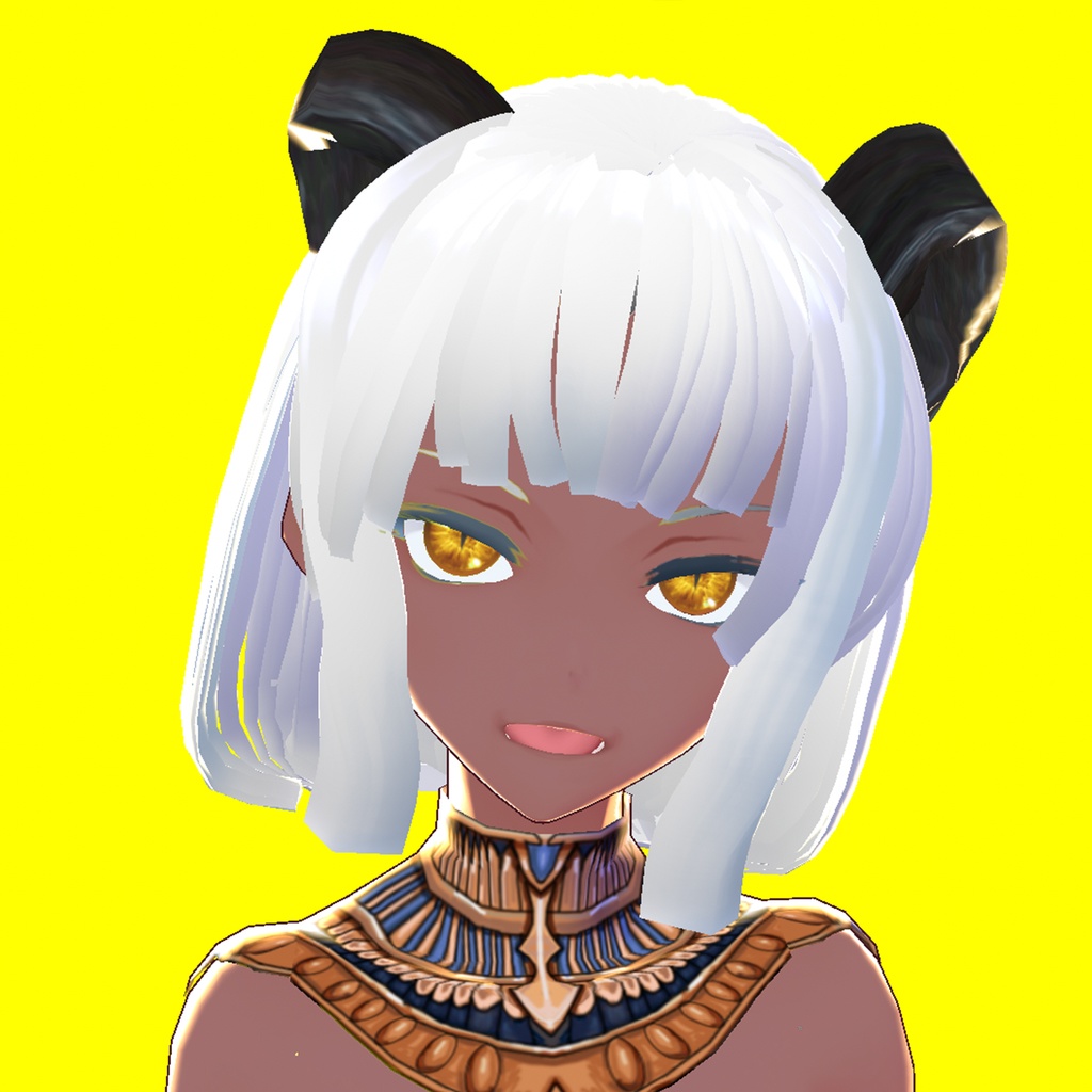 VRoid向けキャラクター3Dモデル日焼け肌 古代エジプト神話第②弾