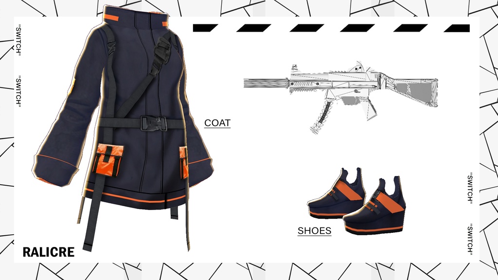 無料配布】VRoid衣装 寧々新版戦術ミリタリー【電気人間出品】