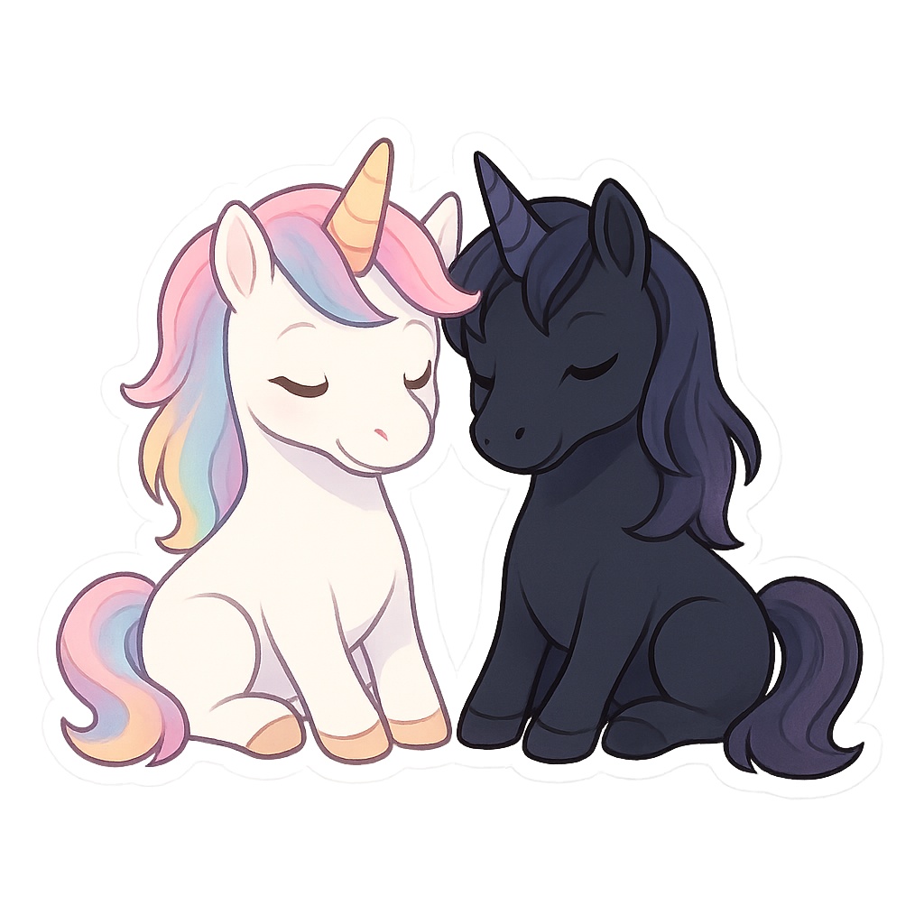 セレナ＆ルミナ｜デジタルステッカー5枚セット（背景透過PNG）