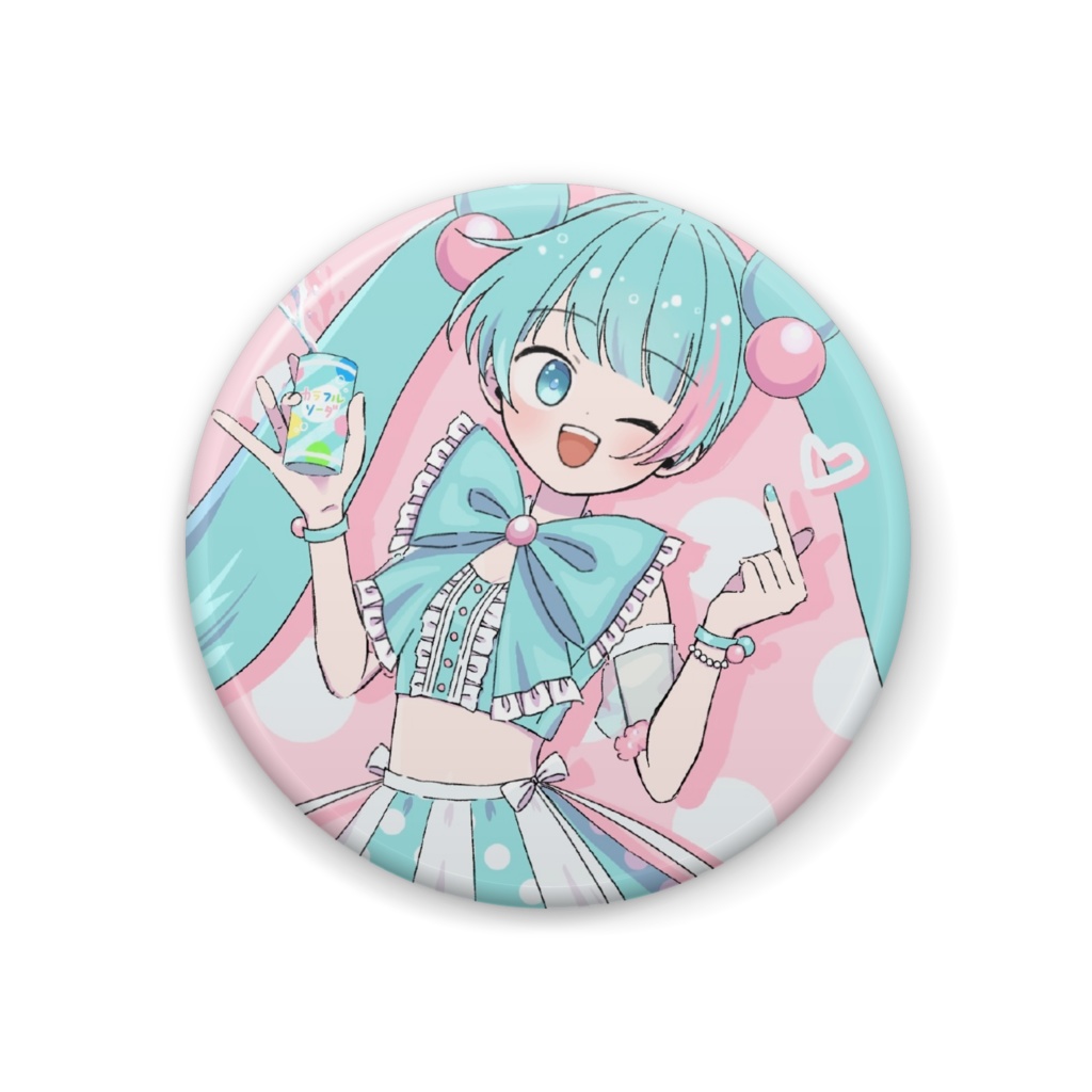カラフルソーダ!缶バッジ
