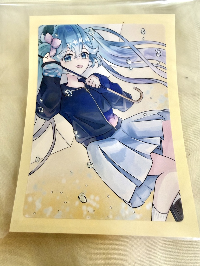 初音ミク（霧雨Scrybble Ver.）大判シール
