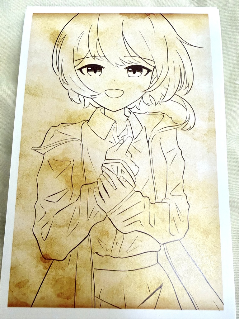 梟ポストカードA