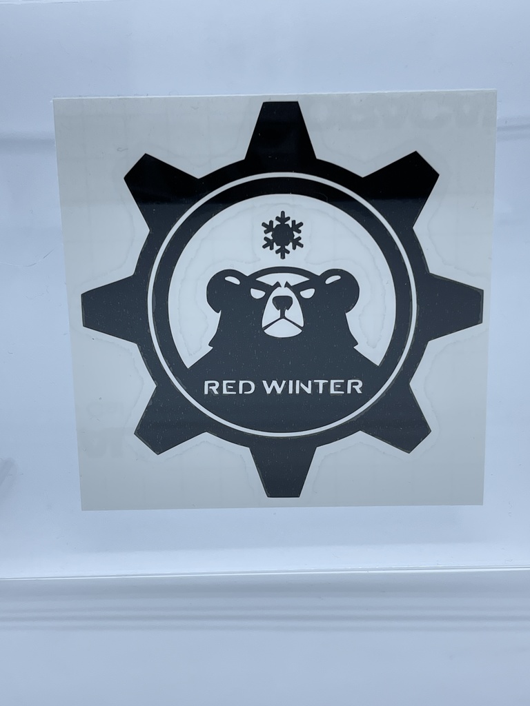 ブルーアーカイブ レッドウィンター連邦学園ステッカー