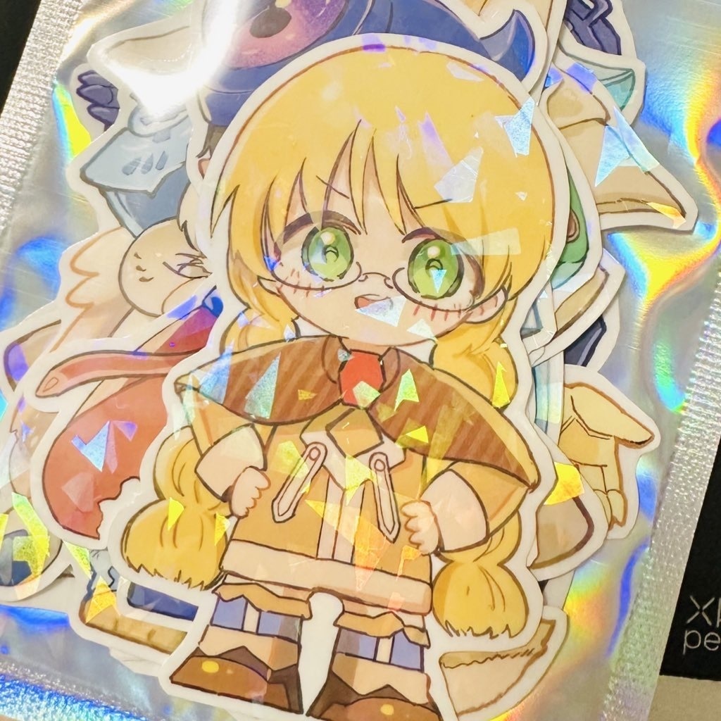 【New】リコさん隊+α ダイカットステッカー6枚セット