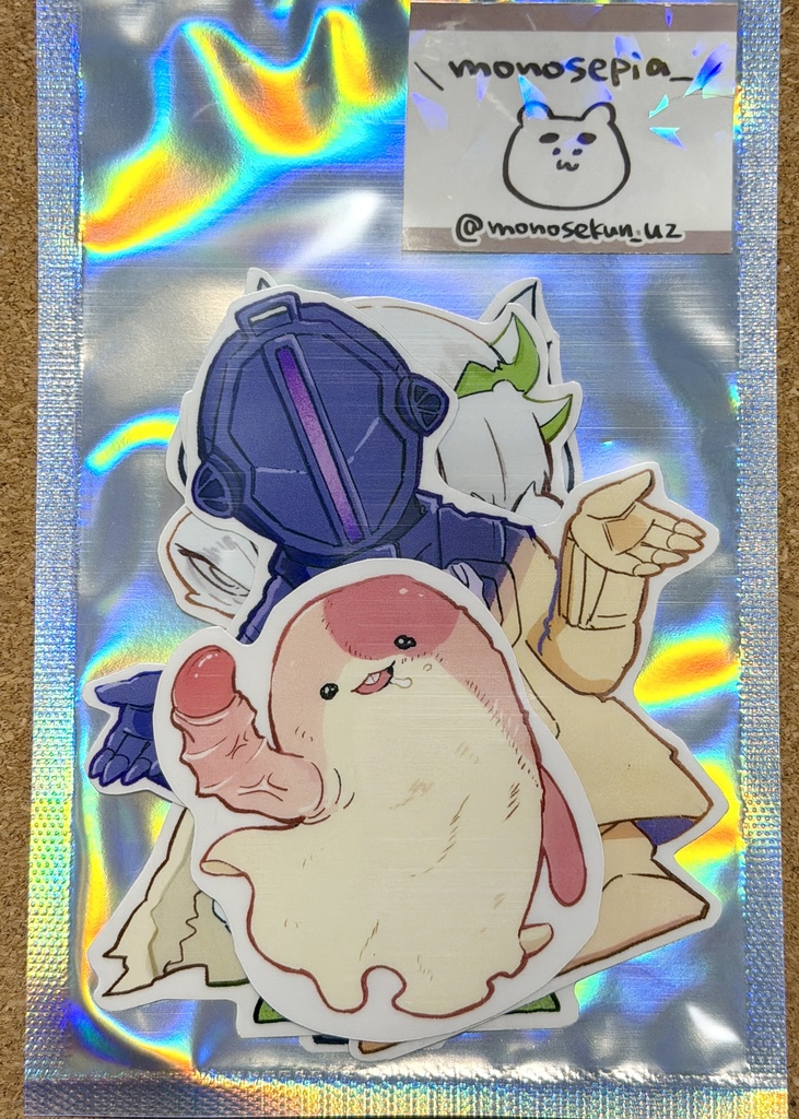 【New】オトナたち+α ダイカットステッカー