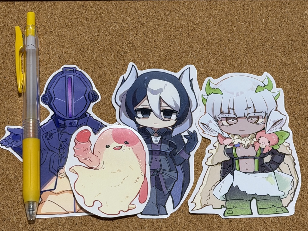 【New】オトナたち+α ダイカットステッカー