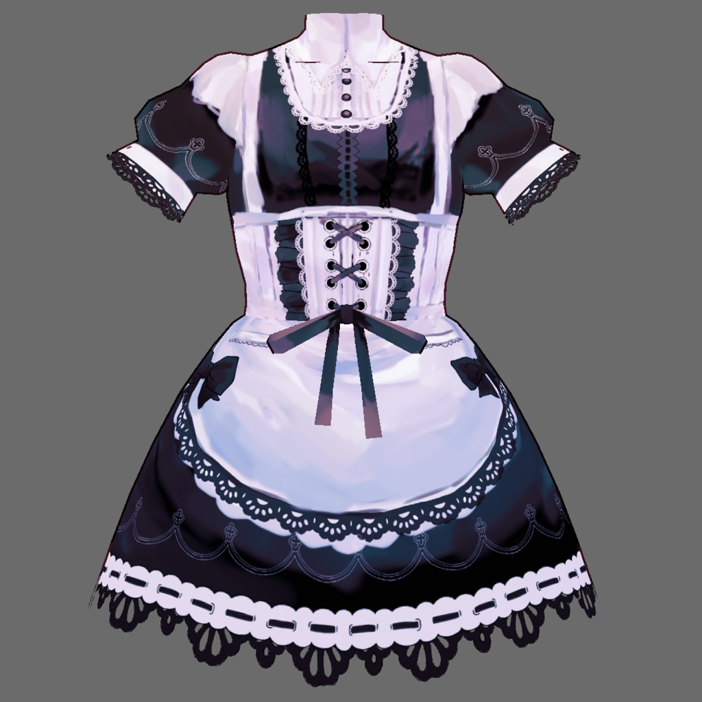 メイド服セット【VRoid用衣装テクスチャ】