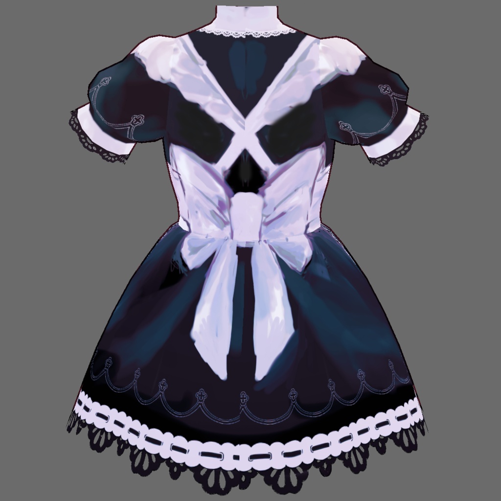 メイド服セット【VRoid用衣装テクスチャ】