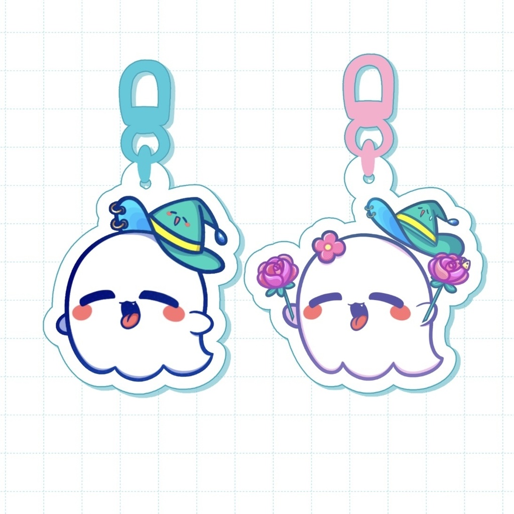 おばけちゃんアクリルキーホルダー