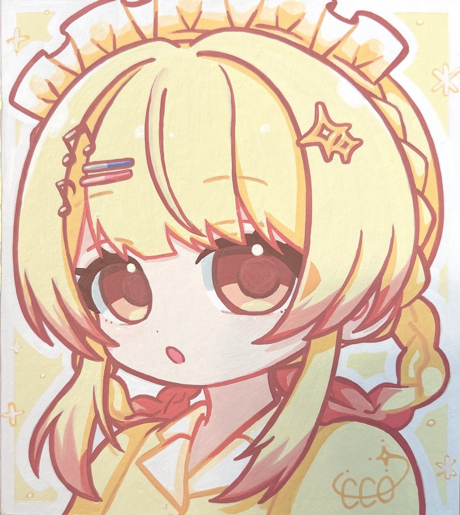 音乃瀬奏　原画色紙　非公式