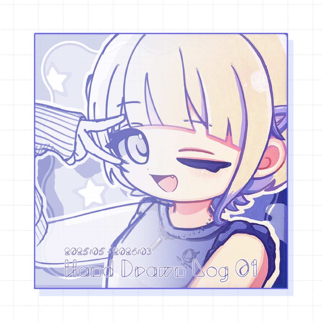 【受注販売】イラスト本『Hand Drawn Log 01』非公式