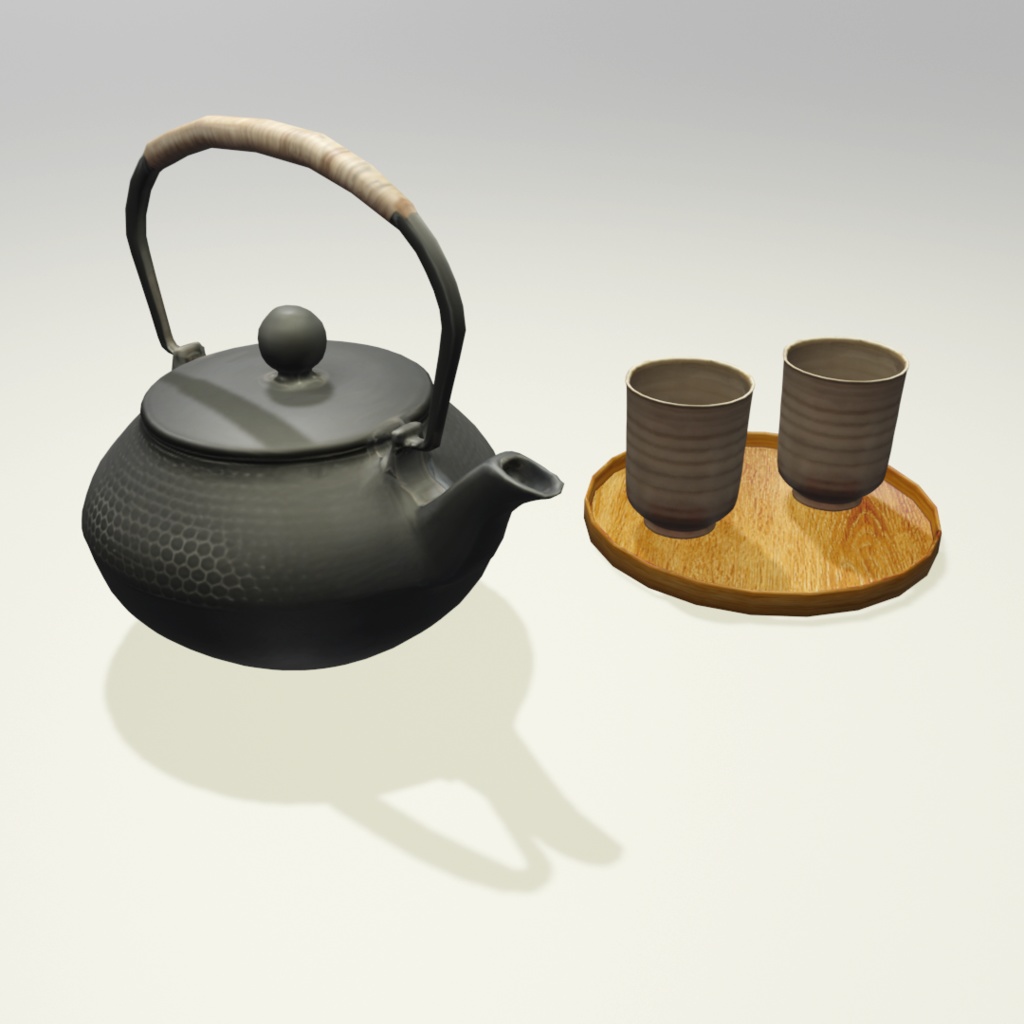 【3Dデザイン】お茶セット
