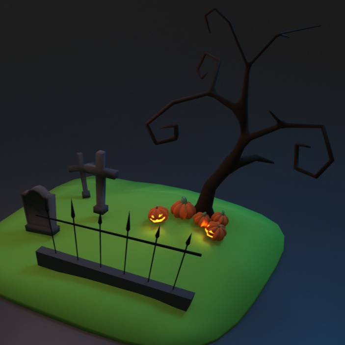 【3Dデザイン】ハロウィンセット