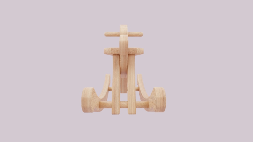 【3Dデザイン】木馬 おもちゃ